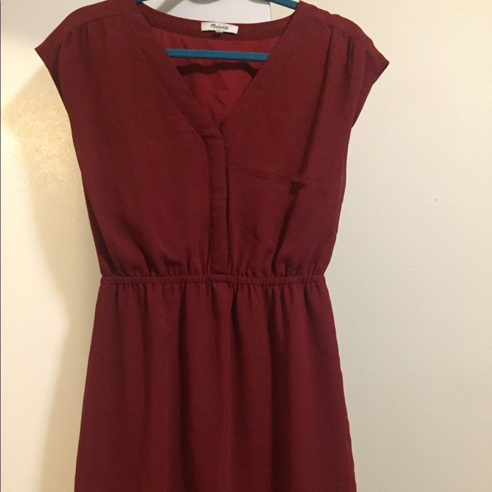 Madewell red summer dress